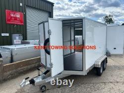 NEW Tickners GB965 9ft x 6ft x 5ft + Door + Braked Twin Axle Box Van Trailer