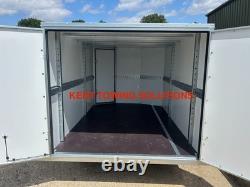 NEW Tickners GB965 9ft x 6ft x 5ft + Door + Braked Twin Axle Box Van Trailer