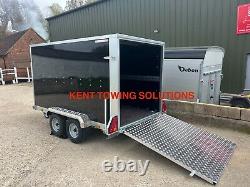NEW Tickners GT955 9ft x 5ft x 5ft Box Van Trailer with Ramp Tailgate Twin Axle