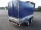 New Trailer Box Small Camping Car 9ft X 4ft Twin Axle 2,70 X 1,32 M+150cm Canopy