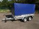 New Trailer Box Small Camping Car 9ft X 4ft Twin Axle 2,70 X 1,32 M +150cm Cover