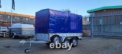 NEW Twin Axle Box Trailer 8,7 x 4,4 FT 263 x 133 CM 750KG WARRANTY BLUE COVER