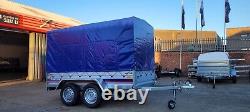 NEW Twin Axle Box Trailer 8,7 x 4,4 FT 263 x 133 CM 750KG WARRANTY BLUE COVER