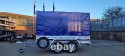 NEW Twin Axle Box Trailer 8,7 x 4,4 FT 263 x 133 CM 750KG WARRANTY BLUE COVER