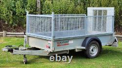 NUGENT G2512 8ft2 x 4ft2 GENERAL PURPOSE TRAILER RAMP CAGED MESH SIDES 1400KG