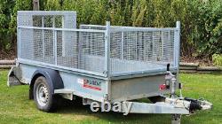 NUGENT G2512 8ft2 x 4ft2 GENERAL PURPOSE TRAILER RAMP CAGED MESH SIDES 1400KG