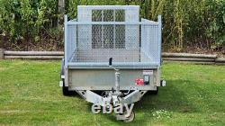 NUGENT G2512 8ft2 x 4ft2 GENERAL PURPOSE TRAILER RAMP CAGED MESH SIDES 1400KG