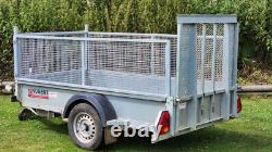 NUGENT G2512 8ft2 x 4ft2 GENERAL PURPOSE TRAILER RAMP CAGED MESH SIDES 1400KG