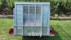 NUGENT G2512 8ft2 x 4ft2 GENERAL PURPOSE TRAILER RAMP CAGED MESH SIDES 1400KG