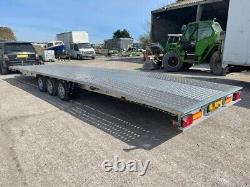 New 2024 Twin 2 Car Double Transport Trailer, Two Cars Tri Axle