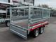 New 750kg Twin Axle Trailer 250cm X 150cm / 8ft X 5ft With Mesh & Drop Sides
