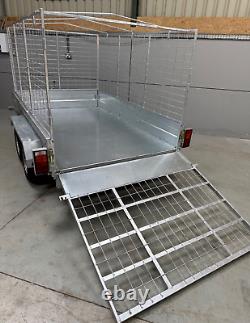 New 8x5 Braked Utility Twin Axle Trailer Apache Nationwide Delivery Available