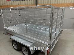 New 8x5 Braked Utility Twin Axle Trailer Apache Nationwide Delivery Available