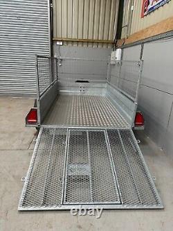 New 8x5 Trailer inc rear ramp Heavy Duty GVW 2700KG Braked Twin Axle from Apache