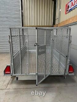 New 8x5 Trailer inc rear ramp Heavy Duty GVW 2700KG Braked Twin Axle from Apache