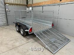 New 8x5 Trailer inc rear ramp Heavy Duty GVW 2700KG Braked Twin Axle from Apache