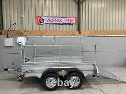 New 8x5 Trailer inc rear ramp Heavy Duty GVW 2700KG Braked Twin Axle from Apache