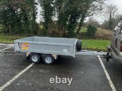 New Bateson 720 750Kg 7ft x 4ft twin axle drop sides trailer