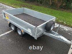 New Bateson 720 750Kg 7ft x 4ft twin axle drop sides trailer