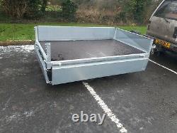 New Bateson 720 750Kg 7ft x 4ft twin axle drop sides trailer