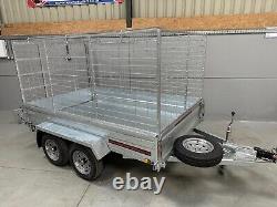 New Braked Twin Axle Apache 8x5 2000 KG GVW Braked Heavy Duty Trailer -UK DEL