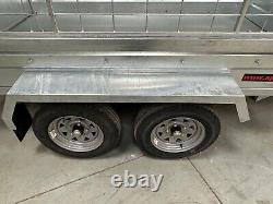 New Braked Twin Axle Apache 8x5 2000 KG GVW Braked Heavy Duty Trailer -UK DEL