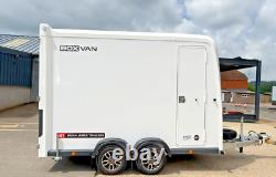 New Brian James 10ft x 5ft Box Van Trailer Twin Axle Combination Doors Bike