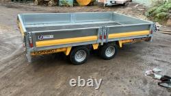 New Brian James 10ft x 6ft Flatbed Trailer Twin-axle Connect with dropsides 2.7t
