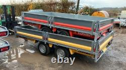 New Brian James 10ft x 6ft Flatbed Trailer Twin-axle Connect with dropsides 3.0t