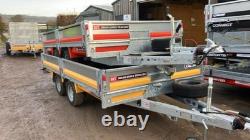 New Brian James 10ft x 6ft Flatbed Trailer Twin-axle Connect with dropsides 3.0t