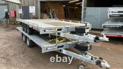 New Brian James 15ft x 7ft Flatbed Trailer Twin-axle Connect 3.5t