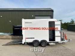 New Brian James 3m x 1.6m Twin Axle Box Trailer + Go Kart Shelves Inc 2700kg