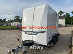 New Brian James 3m x 1.6m Twin Axle Box Trailer + Go Kart Shelves Inc 2700kg