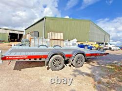 New Brian James A Transporter Twin Axle 13ft x 6ft 2.7ton Car Trailer Ramp