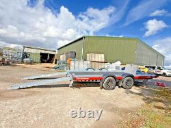 New Brian James A Transporter Twin Axle 13ft x 6ft 2.7ton Car Trailer Ramp