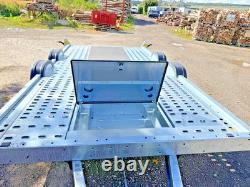New Brian James A Transporter Twin Axle 13ft x 6ft 2.7ton Car Trailer Ramp