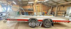 New Brian James A Transporter Twin Axle 13ft x 6ft 2.7ton Car Trailer Ramp Track