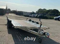 New Brian James Car Trailer Transporter Twin Axle 15ft x 6ft 6in Ramps 2.6ton