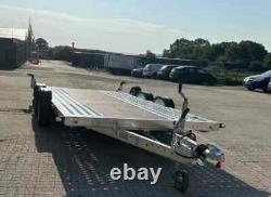 New Brian James Car Trailer Transporter Twin Axle 15ft x 6ft 6in Ramps 2.6ton
