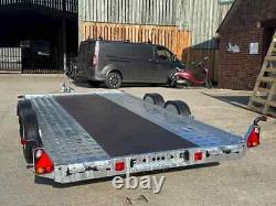 New Brian James Car Trailer Transporter Twin Axle 15ft x 6ft 6in Ramps 2.6ton