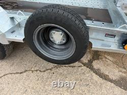 New Brian James Plant Trailer 10ft x 6in Twin Axle Ramps 3.5ton 3,500kg