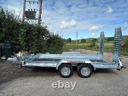 New Brian James Plant Trailer 11ft x 6ft Twin Axle Ramps 3.5ton 3,500kg