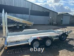 New Brian James Plant Trailer 11ft x 6ft Twin Axle Ramps 3.5ton 3,500kg