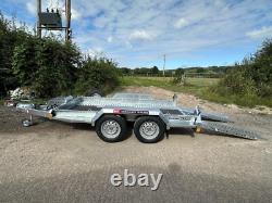 New Brian James Plant Trailer 9ft x 4ft Twin Axle Ramp 2.7ton 2700kg mini digger