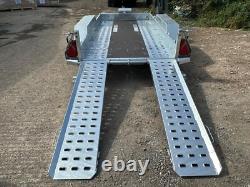 New Brian James Plant Trailer 9ft x 4ft Twin Axle Ramp 2.7ton 2700kg mini digger
