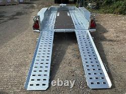 New Brian James Plant Trailer 9ft x 4ft Twin Axle Ramp 2.7ton 2700kg mini digger