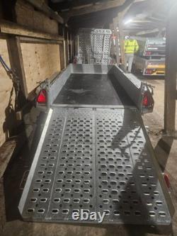 New Brian James Plant Trailer 9ft x 4ft Twin Axle full Ramp 2.7ton 2,700kg