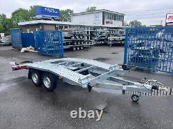 New CAR Transporter Trailer Twin Axle TEMARED 4M x 2m 13.2ft 6.7ft 2700kg