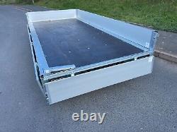 New Cage Trailer Drop Sides 12ft X 6ft Twin Axle 2700kg Al-ko Braked Suspension