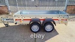 New Car Tipping Trailer 8,7 Ft X 4,1 Ft 750kg Twin Axle @paul Trailers Ltd